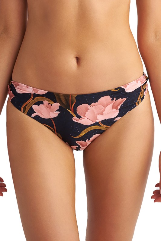 Blu4u Γυναικείο μαγιό bikini σλιπ χαμηλόμεσο "Pink Blooms"-24365207-02