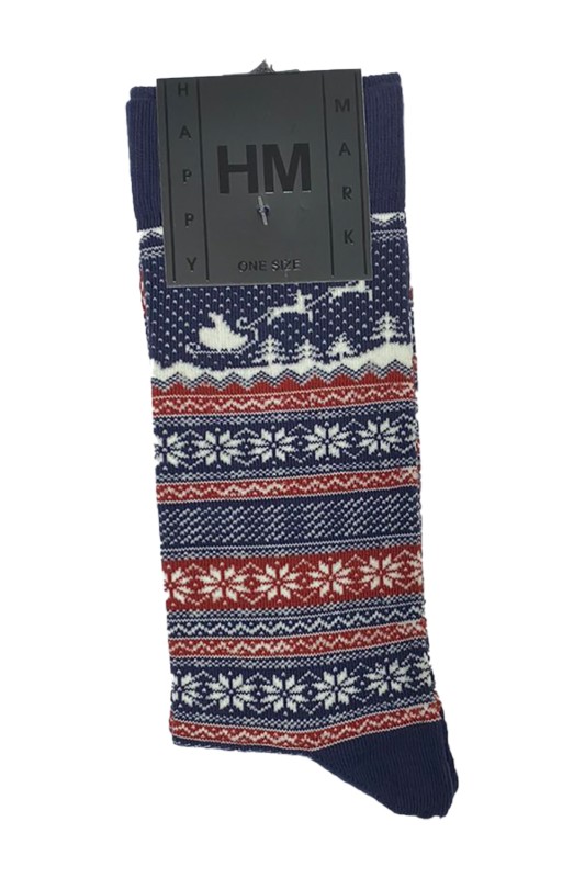Ανδρικές κάλτσες χριστουγεννιάτικες-HM1826