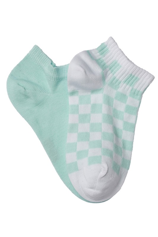 Mewe παιδικές κάλτσες με διάφορα παστέλ χρώματα  (Συσκ. 2 ζεύγη)-3-0209