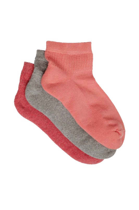 MeWe Γυναικείες κοντές κάλτσες (3 τμχ.) One Size-1-3500