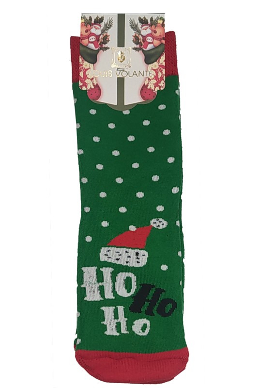 Γυναικείες χριστουγεννιάτικες κάλτσες "Ho Ho Ho"-LV107