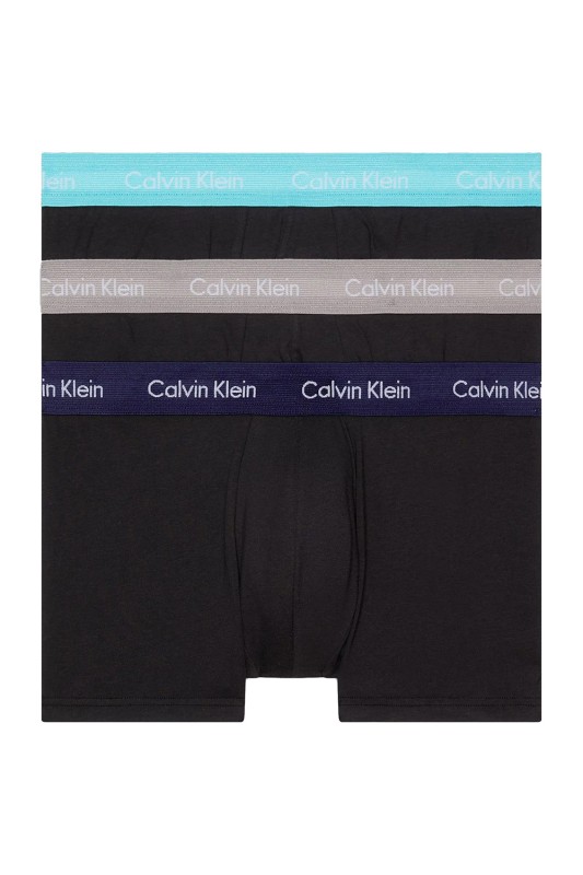 Calvin Klein Ανδρικά Low Rise μποξεράκια Cotton Stretch (Συσκ. 3 τεμαχίων)-U2664G-MXW