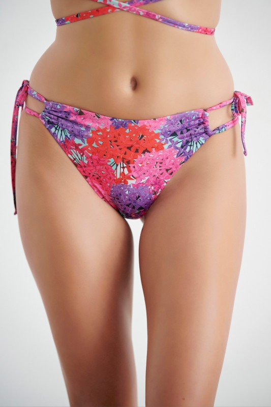 Blu4u γυναικείο μαγιό bikini σλιπ brazilian δετό 'Ortansia'-23365018-09