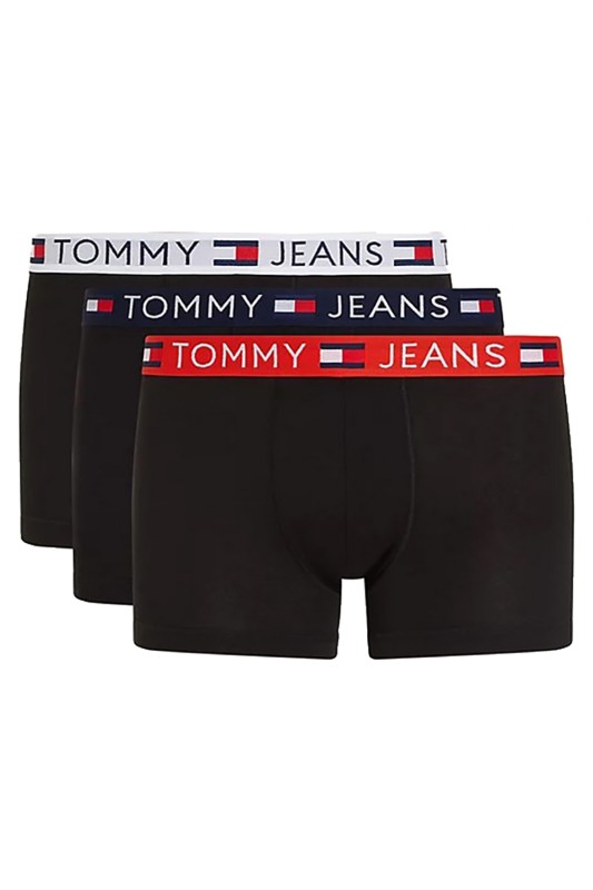 Tommy Jeans Ανδρικά μποξεράκια με εξωτερικό λάστιχο (Συσκ. 3 τεμαχίων)-UM0UM03289-0VC