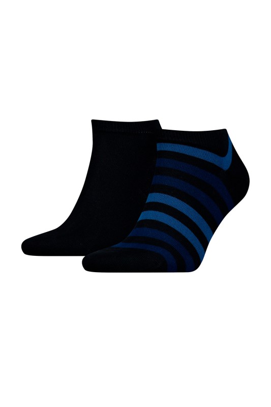 Tommy Hilfiger ανδρικές κάλτσες σοσόνια TH Men Duo Stripe Sneaker (Συσκ. με 2 ζεύγη)-382000001-322