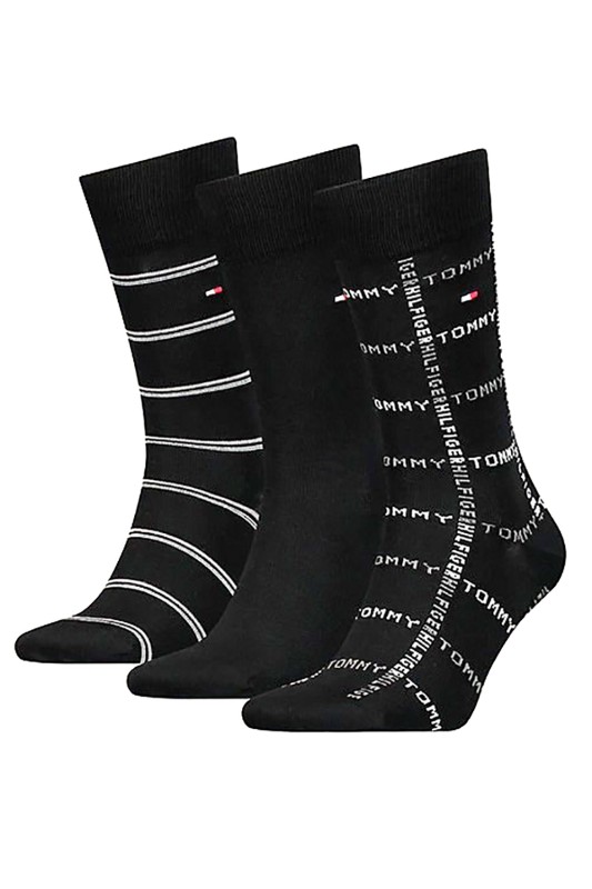 Tommy Hilfiger Ανδρικές κάλτσες Gift Box (Συσκ. 3 ζεύγη)-701224445-002