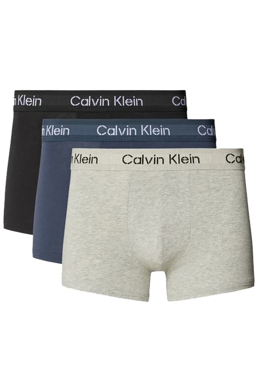 Calvin Klein ανδρικά μποξεράκια Stencil Logo Cotton Stretch (Συσκ. 3 τεμαχίων)-NB3709A-KDX
