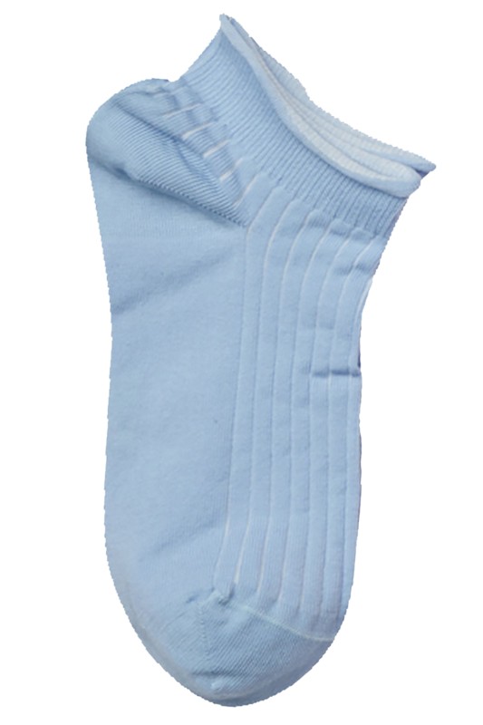 Mewe Γυναικείες κοντές κάλτσες μονόχρωμες (2 τμχ.) One Size-1-0819-1b