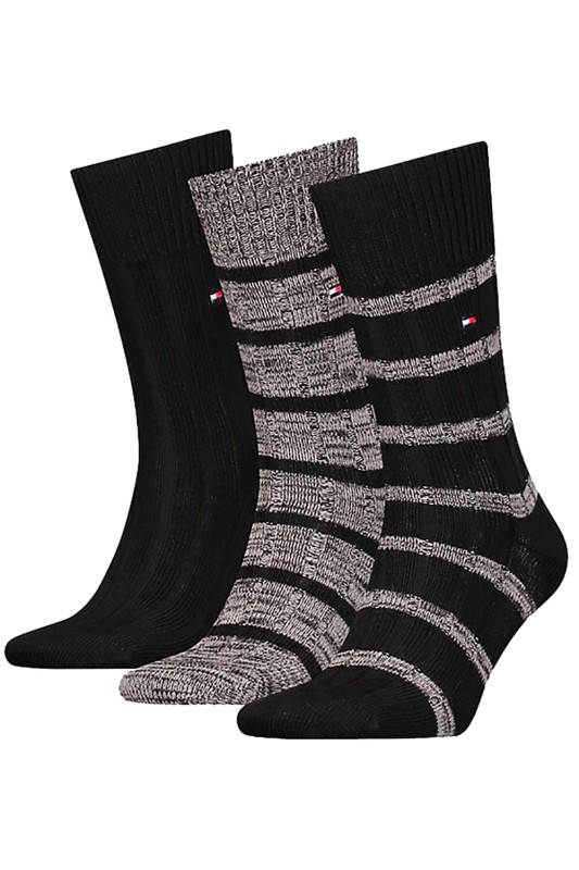 Tommy Hilfiger Ανδρικές κάλτσες Gift Box (Συσκ. 3 ζεύγη)-701226073-002