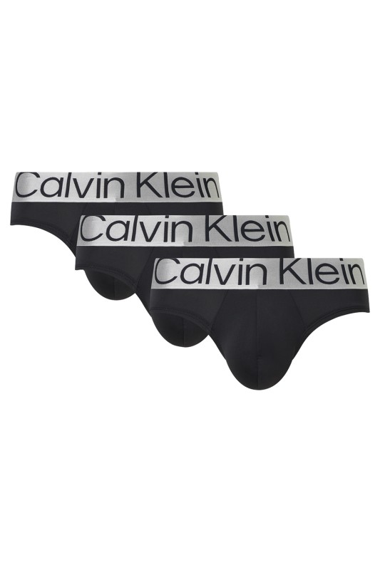 Calvin Klein Ανδρικά σλιπ Microfiber Reconsidered Steel (3 τμχ.)-000NB3073A-7V1