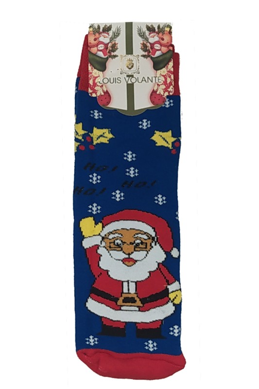 Γυναικείες χριστουγεννιάτικες κάλτσες "Ho Ho Ho Santa"-LV104