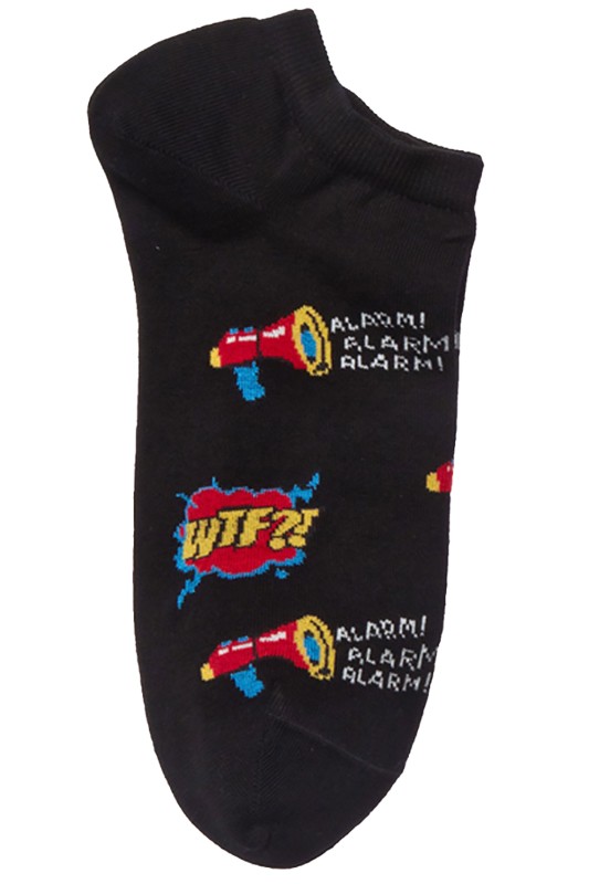 Mewe Γυναικείες κάλτσες κοφτές "WTF??"-1-0825b