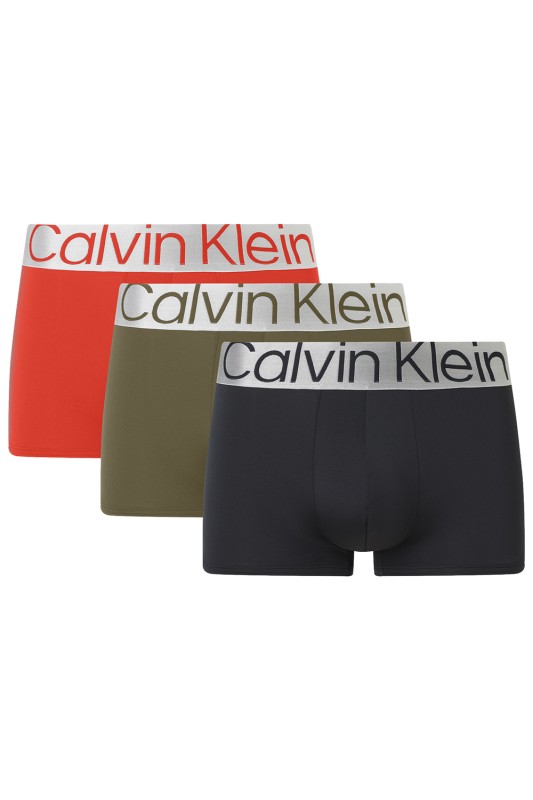 Calvin Klein Ανδρικά boxer Low Rise Trunk Microfiber Reconsidered Steel (3τμχ.)-000NB3074A-I3B