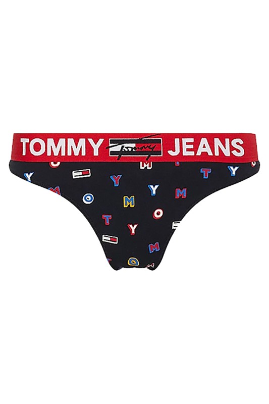 Tommy Jeans γυναικείο εσώρουχο thong με λάστιχο-UW0UW02819-0G4
