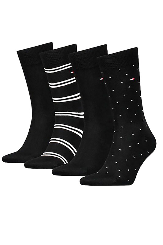 Tommy Hilfiger ανδρικές κάλτσες σε ειδική συσκευασία δώρου (Συσκευασία με 4 ζεύγη)-701224441-002