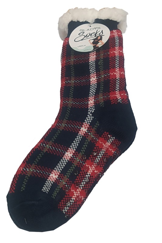 Glady's Γυναικείες χειμερινές αντιολισθητικές κάλτσες με εσωτερικό γουνάκι-SD0765f