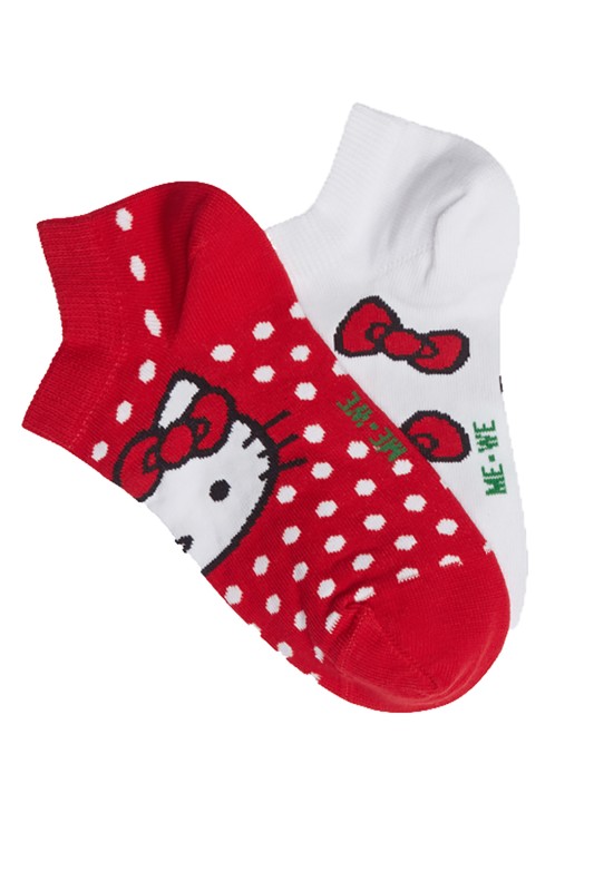 Mewe Παιδικές κάλτσες κοντές για κορίτσια (2τμχ.)-3-0207-1
