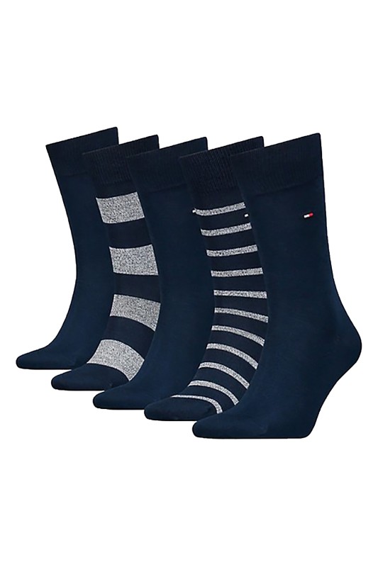 Tommy Hilfiger ανδρικές κάλτσες σε ειδική συσκευασία δώρου (Συσκευασία με 5 ζεύγη)-701224443-001