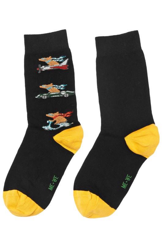 Mewe παιδικές κάλτσες με σχέδιο ''Driving Dog'' (Συσκ. 2 τεμαχίων) -3-0716