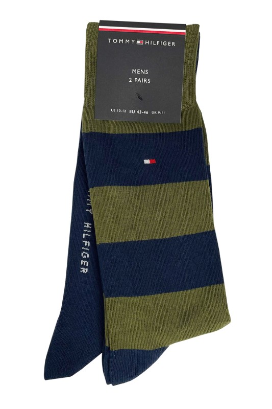 Tommy Hilfiger ανδρικές κάλτσες TH men Rugby sock 2P (Συσκ. με 2 ζεύγη)-342021001-095