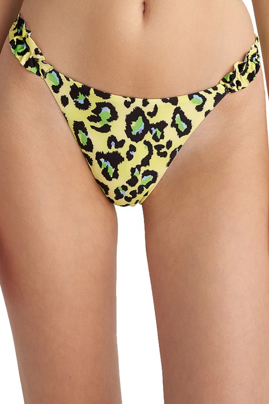 Blu4u γυναικείο μαγιό bikini σλιπ κανονικής κάλυψης ''Lime Leo''-24365237-16