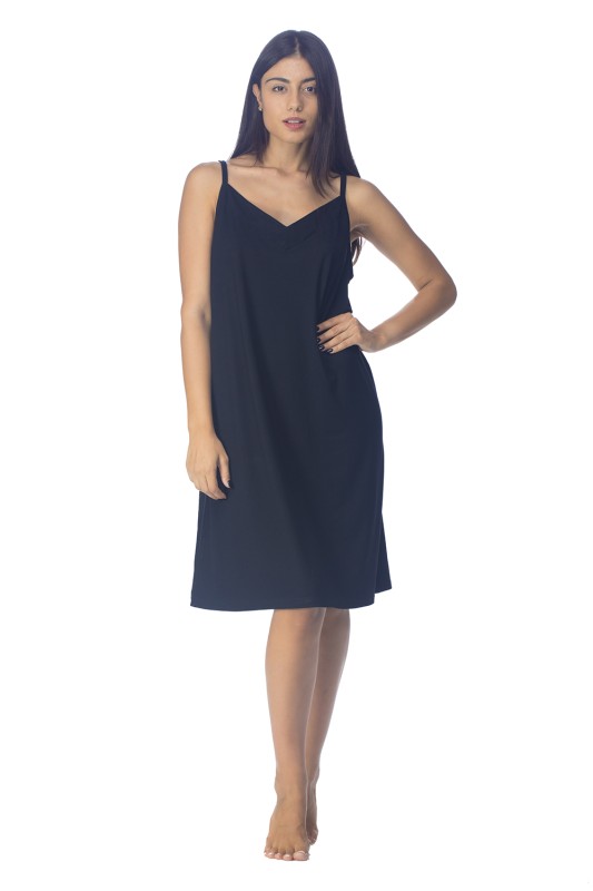 Zaboo Γυναικείο καλοκαιρινό φόρεμα Viscose με λεπτή τιράντα (Plus Size 1XL-6XL)-ZB1093