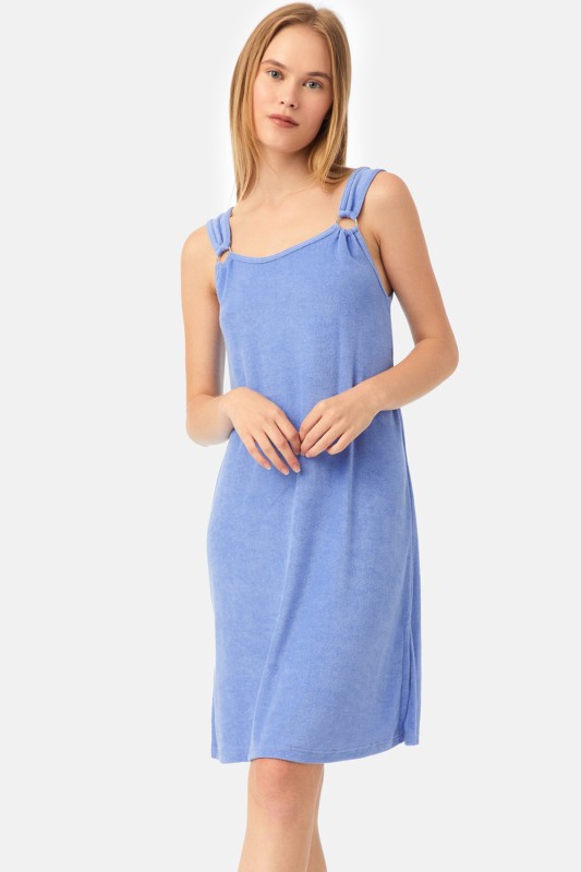 Minerva Γυναικείο πετσετέ Beachwear φόρεμα-52572-550