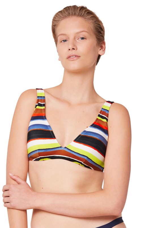 Triumph γυναικείο μαγιό bikini top με ελαφριά ενίσχυση χωρίς μπανέλα Summer Mix & Match P pt (Cup D)-10214586-M008 