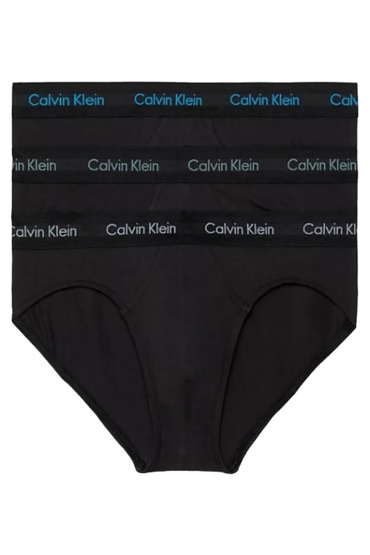 Calvin Klein Ανδρικά σλιπ Cotton Stretch Hip Briefs (Συσκ. 3 τμχ.)-U2661G-N20