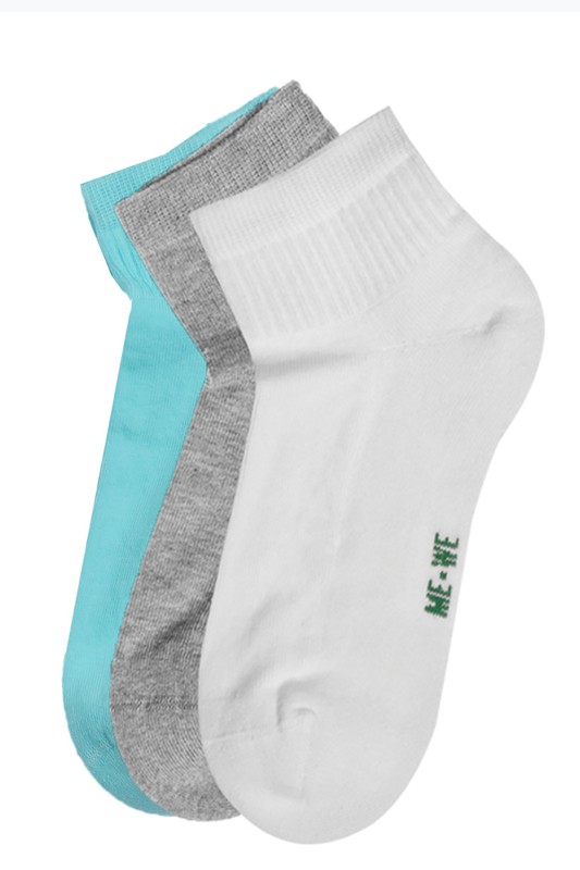 MeWe Γυναικείες κοντές κάλτσες (3 τμχ.) One Size-1-3500c