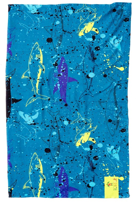 Tortue Παιδική βαμβακερή πετσέτα θαλάσσης "Sharks" 70Χ140-157100