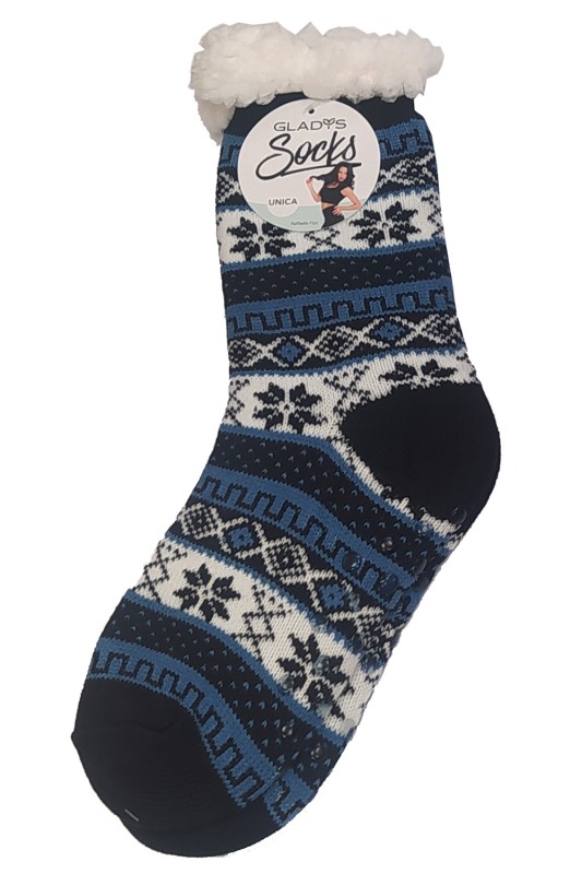 Glady's Γυναικείες χειμερινές αντιολισθητικές κάλτσες με εσωτερικό γουνάκι-SD0747g