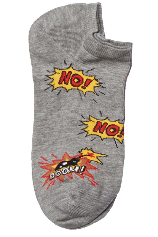 Mewe Γυναικείες κάλτσες κοφτές "Boom!"-1-0825