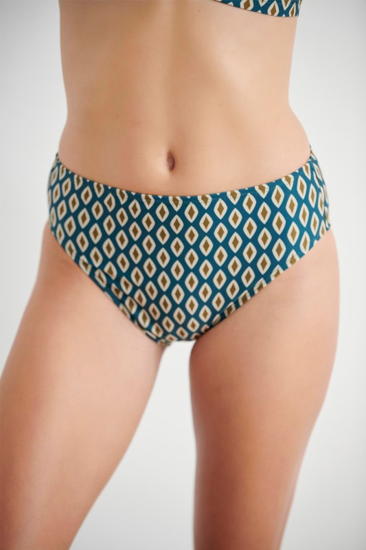 Blu4u γυναικείο μαγιό bikini σλιπ με κανονική κάλυψη 'Modern Geometry'-23365074-21