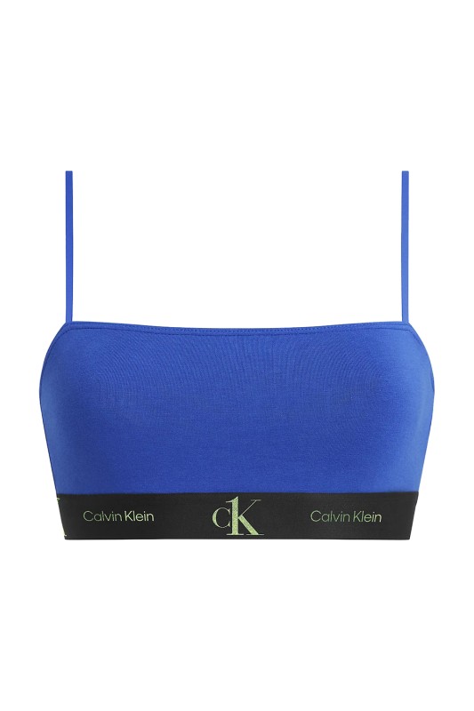 Calvin Klein γυναικείο μπουστάκι με εξωτερικό λάστιχο Unlined Bandeau-QF6963E-CMB