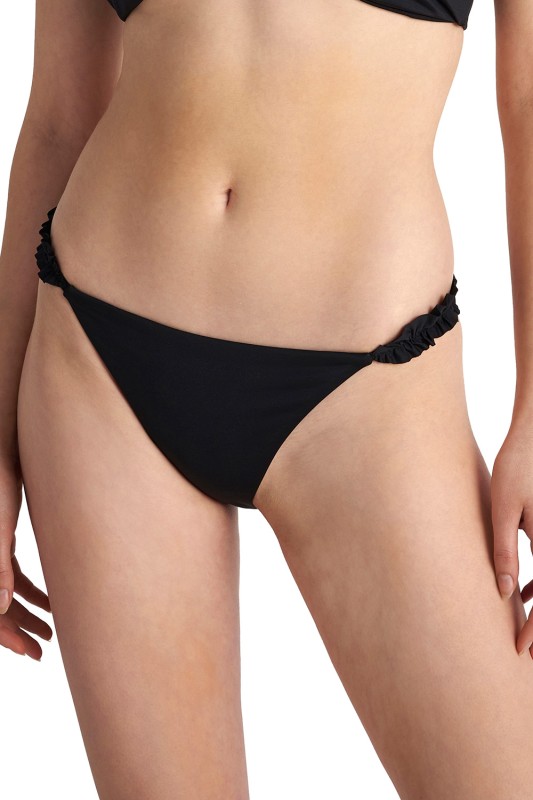 Blu4u γυναικείο μαγιό bikini σλιπ κανονικής κάλυψης με βολάν ''Fashion Solids''-24365095-02