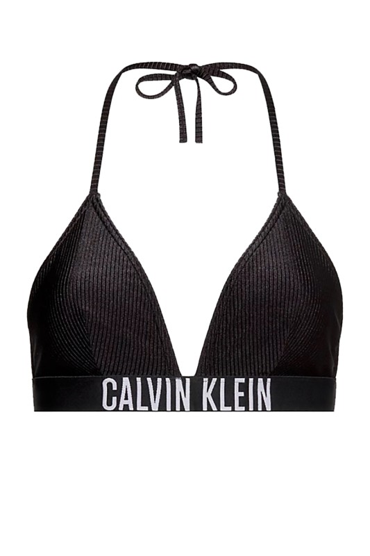 Calvin Klein Γυναικείο μαγιό τρίγωνο δετό Bikini top Intense Power-KW0KW01967-BEH
