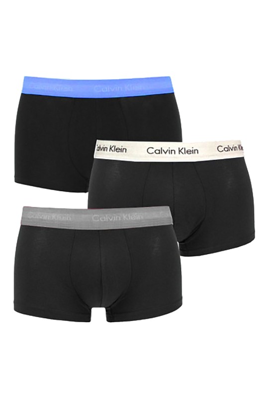 Calvin Klein Ανδρικά βαμβακερά μποξεράκια (Συσκ. 3 τεμαχίων) Plus Size 2XL-4XL-NB2666A-CAZ