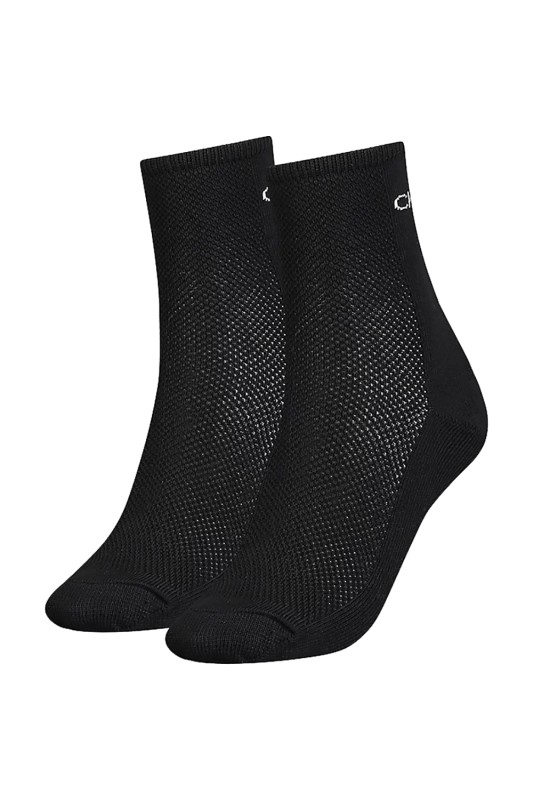 Calvin Klein γυναικείες κάλτσες CK women short socks 2P mesh ecovero (Συσκ. 2 ζεύγη)-701219861-002 