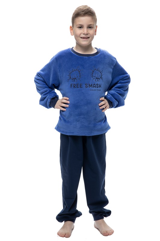 Galaxy Eφηβική χειμερινή μπουκλέ πυτζάμα ''Free Smash'' για αγόρια (8 έως 16 ετών)-140-23