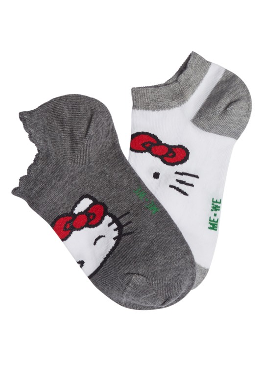 Mewe Παιδικές κάλτσες κοντές για κορίτσια (2τμχ.)-3-0207