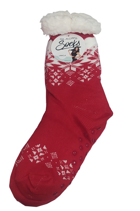 Glady's Γυναικείες χειμερινές αντιολισθητικές κάλτσες με εσωτερικό γουνάκι-SD0752e
