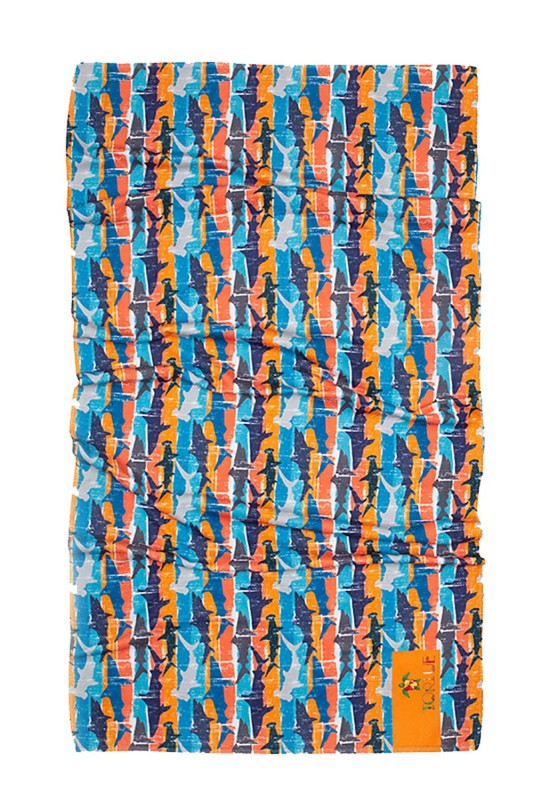Tortue Παιδική βαμβακερή πετσέτα θαλάσσης "Sharks" 70Χ140-111100
