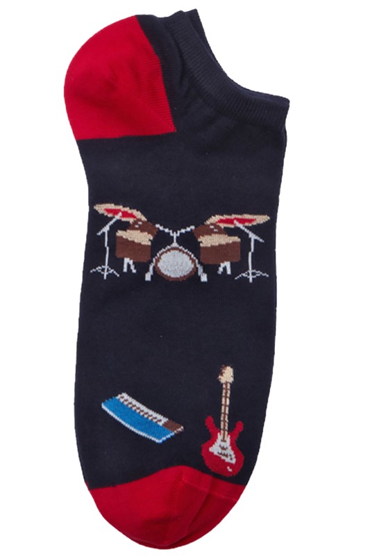 Mewe Ανδρικές κάλτσες κοφτές "Musical Instruments"-2-1709f