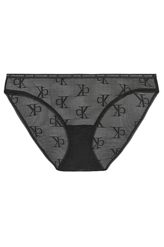 CK One Γυναικείο εσώρουχο σλιπ Bikini από δίχτυ-QF6792E-UB1