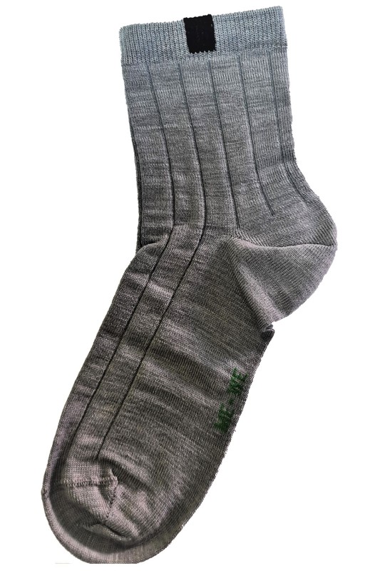 Mewe γυναικείες χειμερινές κάλτσες μάλλινες με ριγέ σχέδιο ύφανσης-1-4000