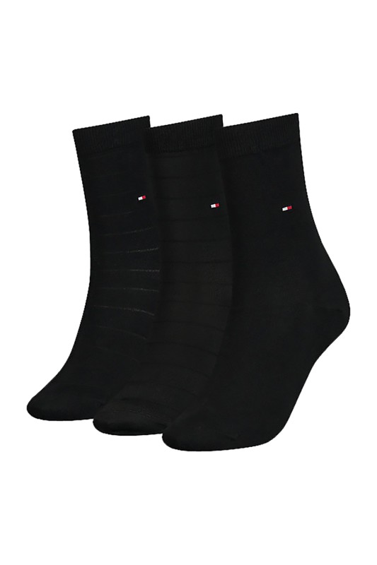 Tommy Hilfiger γυναικείες κάλτσες σε ειδική συσκευασία δώρου (Συσκευασία με 3 ζεύγη)-701220262-002
