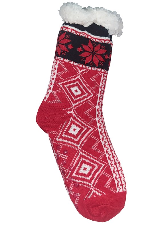 Glady's Γυναικείες χειμερινές αντιολισθητικές κάλτσες με εσωτερικό γουνάκι-SD0752b