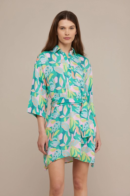 Noidìnotte γυναικείο φόρεμα παραλίας με 3/4 μανίκια ''Mya''-LA2822-401