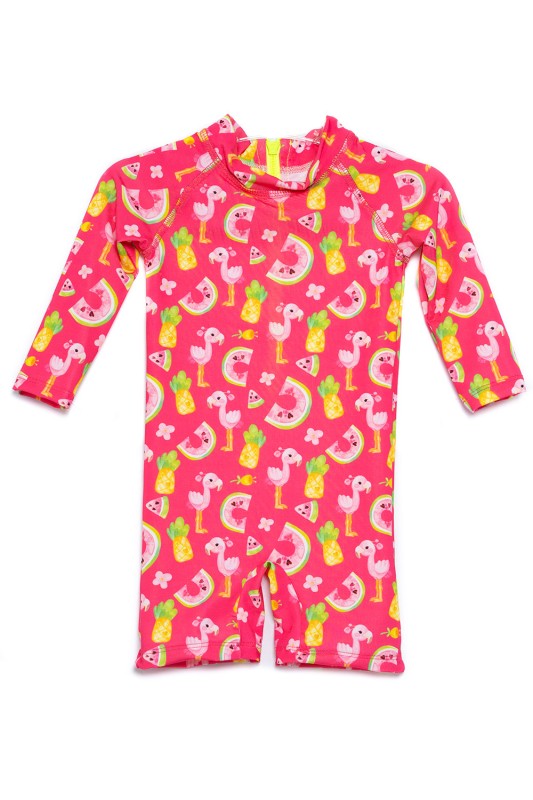 Tortue Παιδικό μαγιό ολόσωμο φορμάκι-"Flamingos" για κορίτσια (12μηνών-5ετών)-264-290